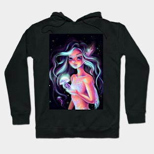 Mermaid and Glowing Medusa Hoodie